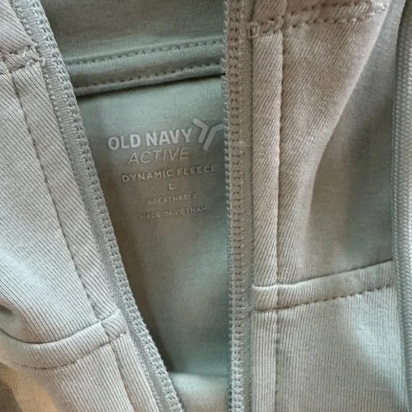 Old Navy Active Mint Green Dynamic Fleece Jacket - Picture 2 of 3